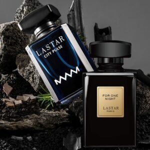 Set de 2 botellas de perfume LASTAR para hombre | incluye colonia para hombre, doble fragancia a vainilla y madera, opción ideal de regalo, obsequio perfecto para San Valentín y ocasiones festivas